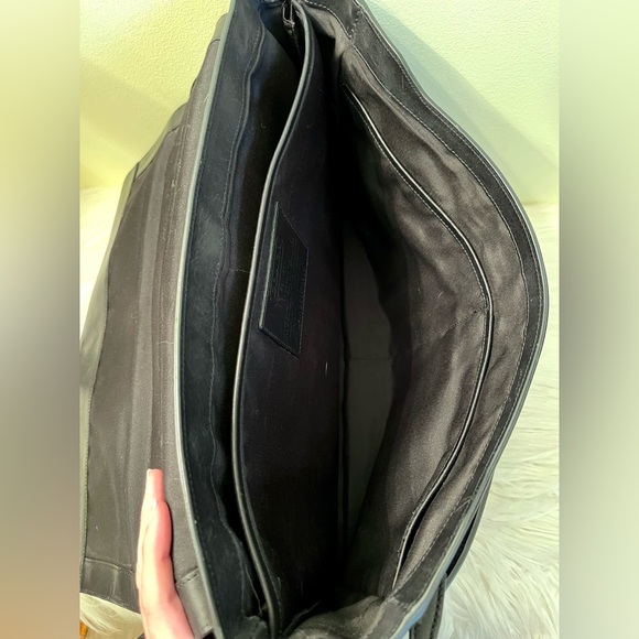 Coach Lexington Black Leather Briefcase - Picture 11 of 13